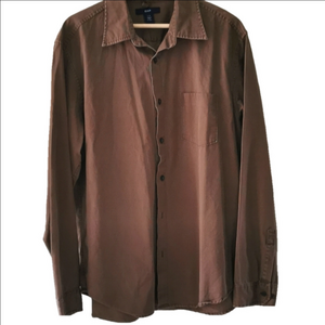 Gap men's rugged long sleeve shirt. Size large. EUC